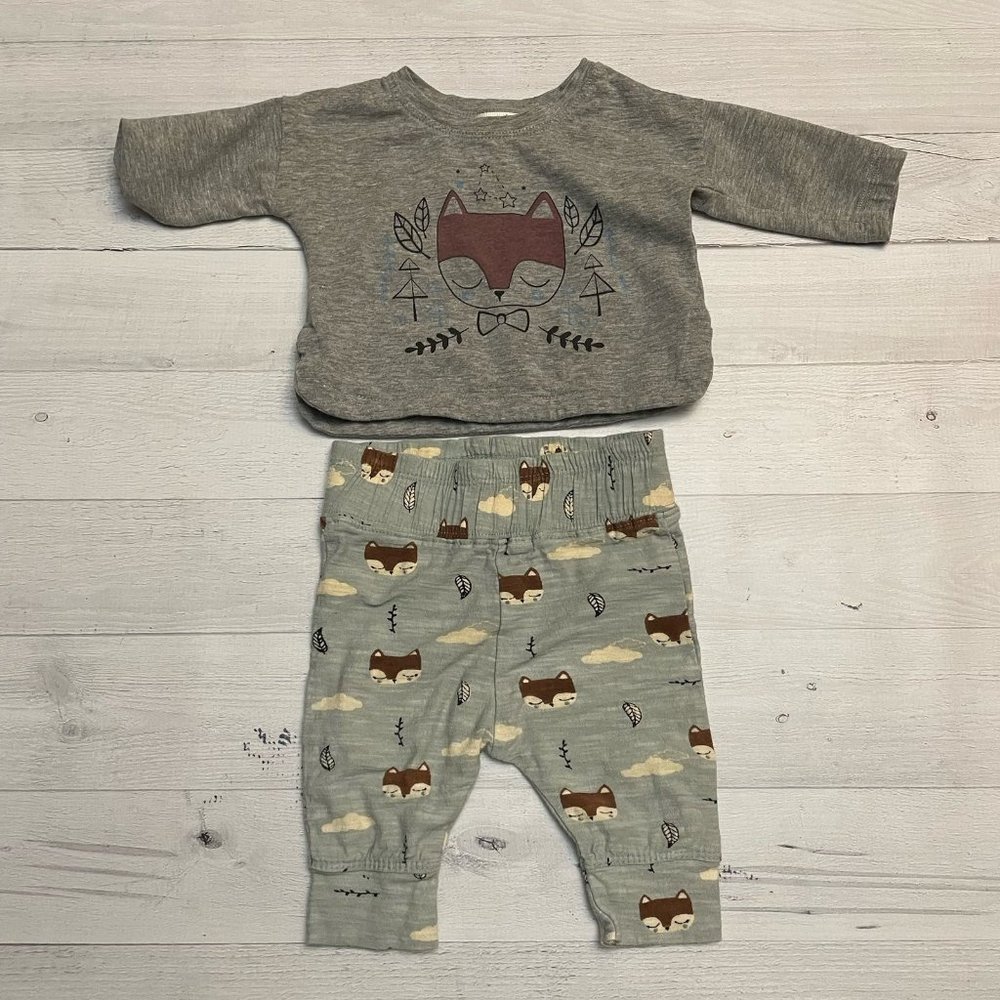 Red‎ Egg & Ginger baby boys fox outfit 0-3 months